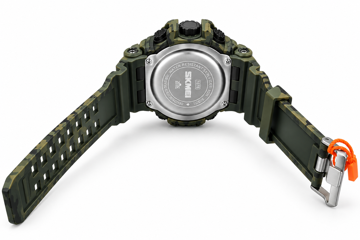 SKMEI Men's Military Sports Watch 1818CMGN Green Camouflage