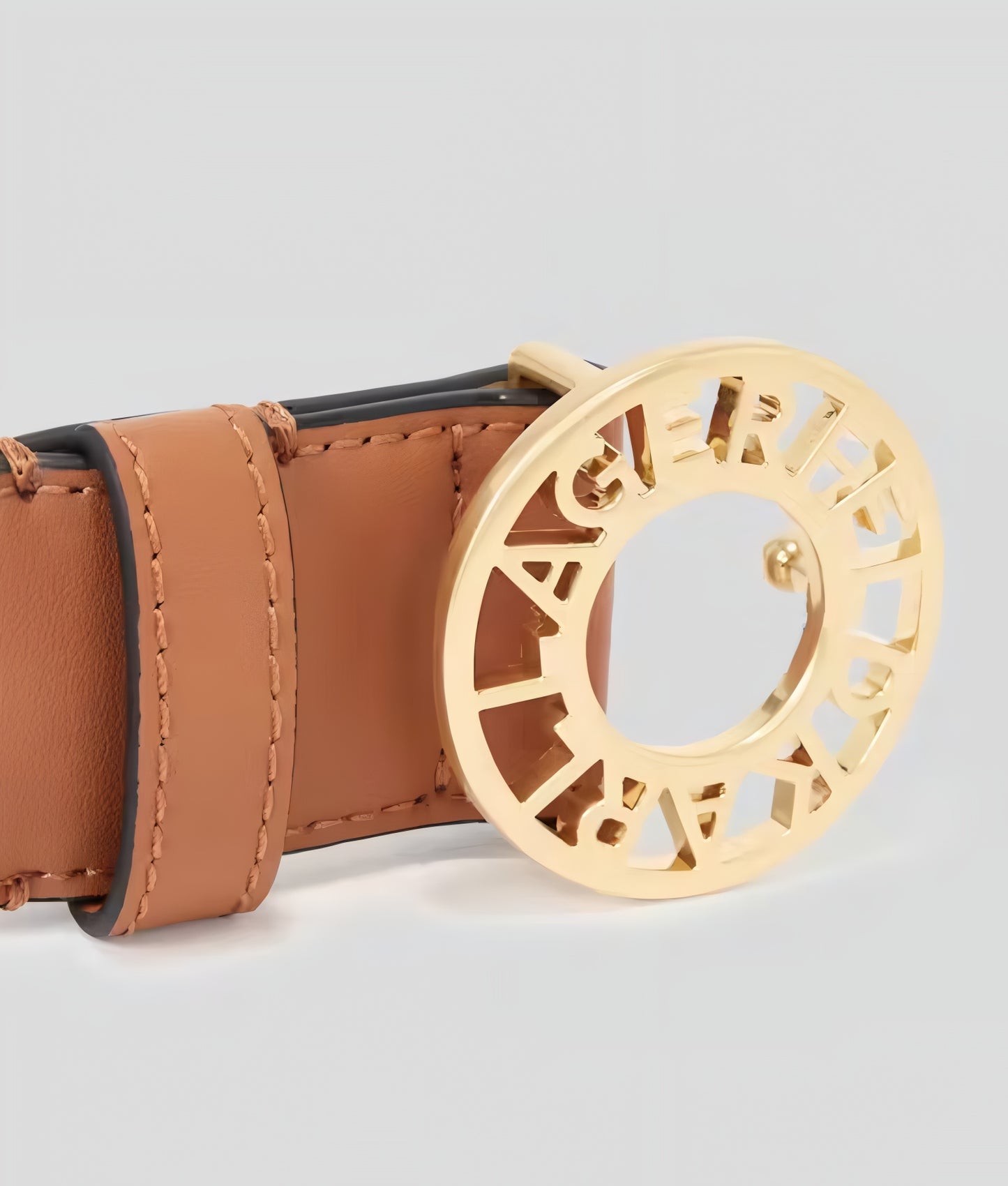 KL Tan Leather Belt For Women 25#