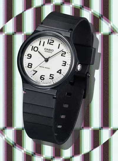 Casio Unisex Classic Casual Analog Watch Black Dial Black Resin Strap – MQ-24-7B2LDF