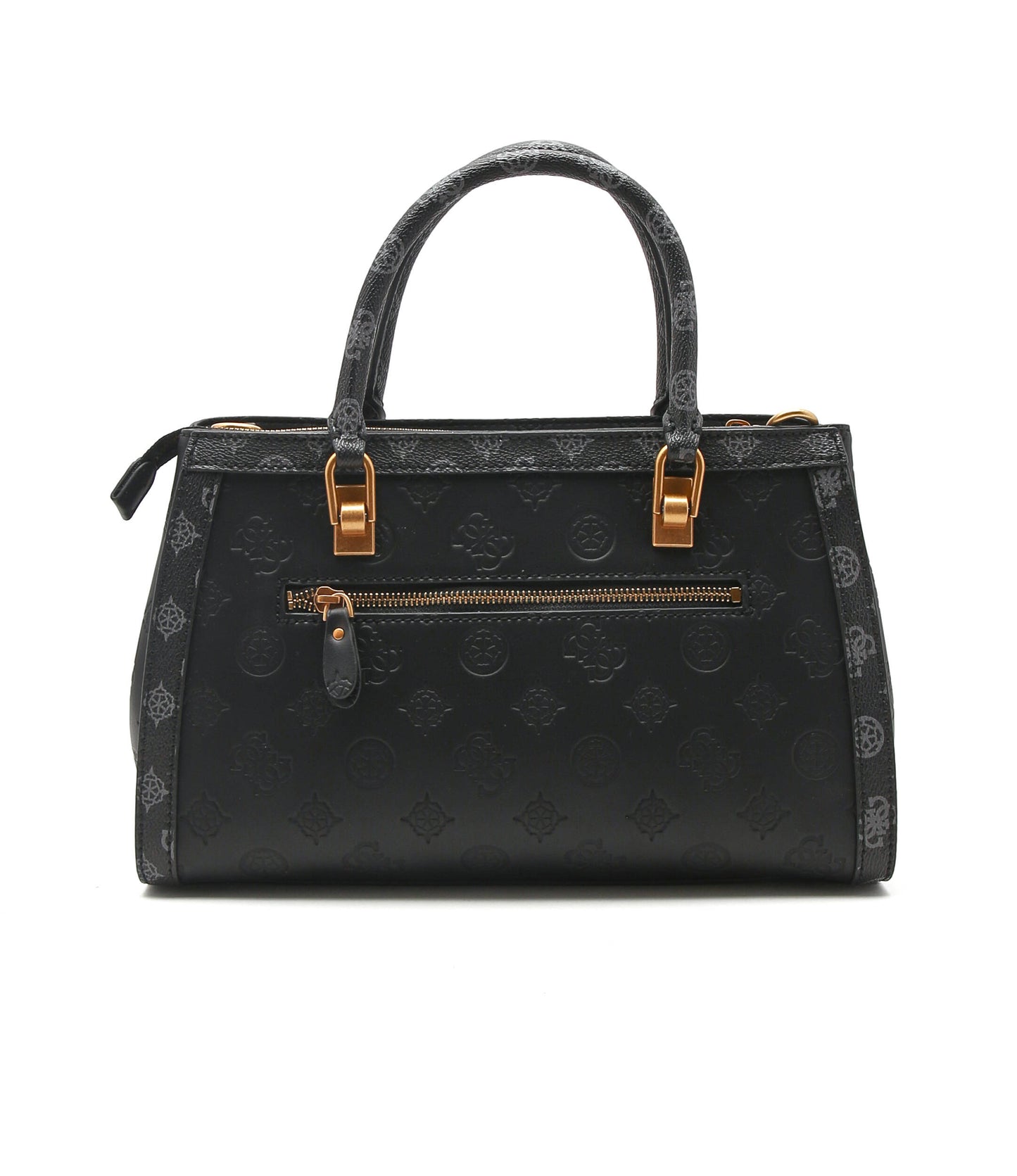 GUESS Black Embossed Handbag For Women 20#
