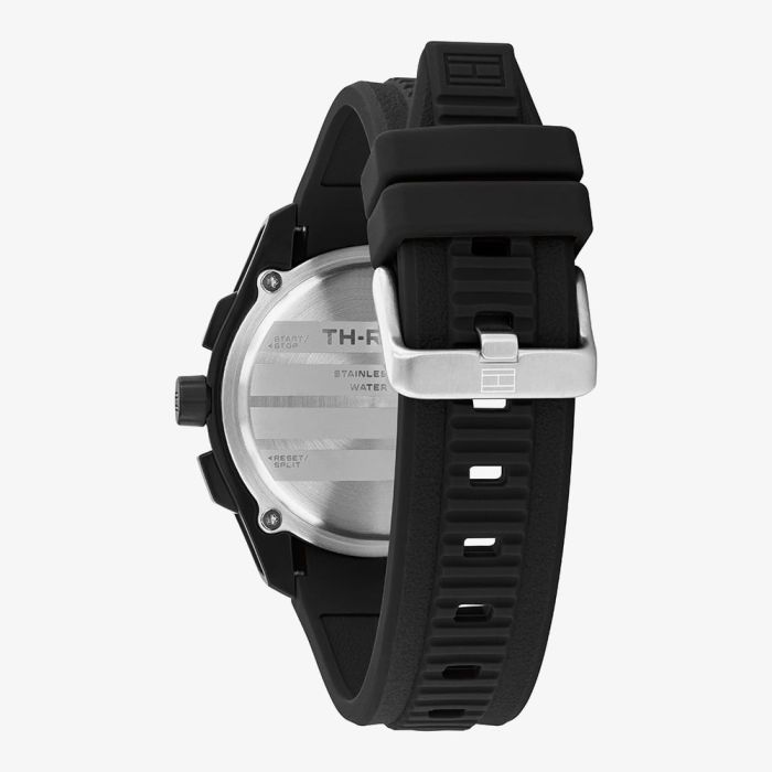 Mens TH-Regatta Black Rubber Strap Watch 1792233