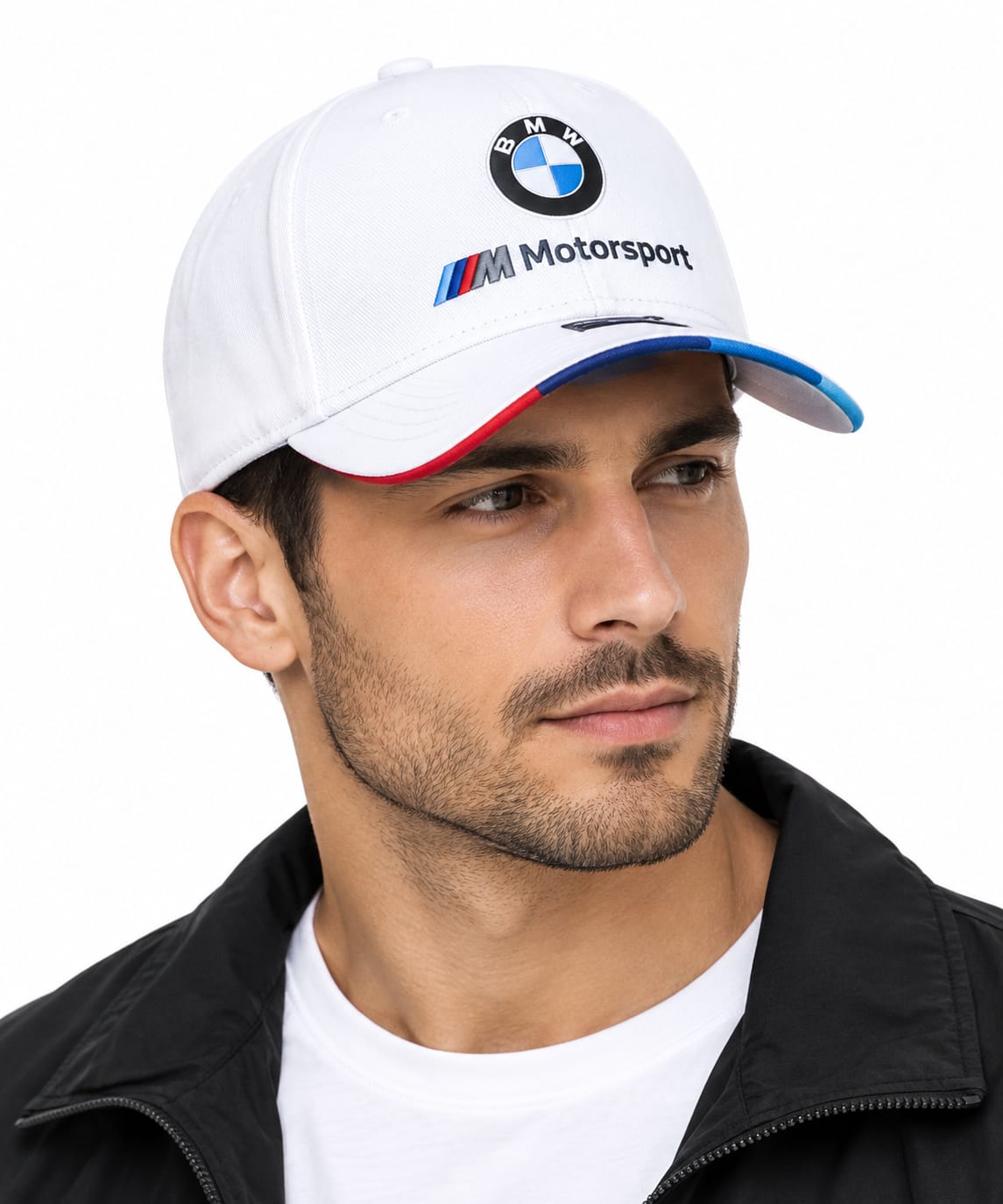 BMW M Motorsport White Baseball Cap - Adjustable Unisex Sports Hat#9