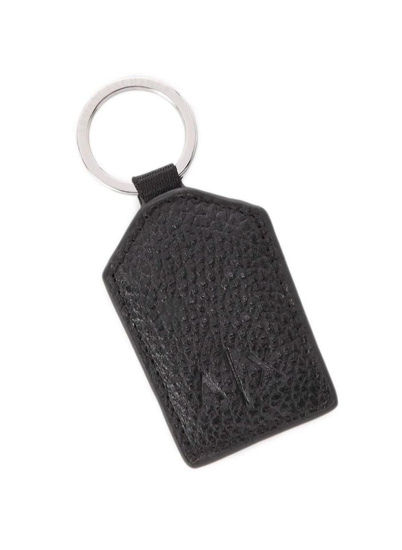 AX Black Leather Wallet & Keychain Set For Men #2