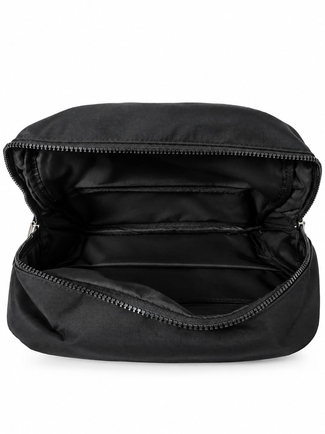 Tommy Hilfiger Black Backpack with Zipper Closure and Adjustable Shoulder Straps#0076