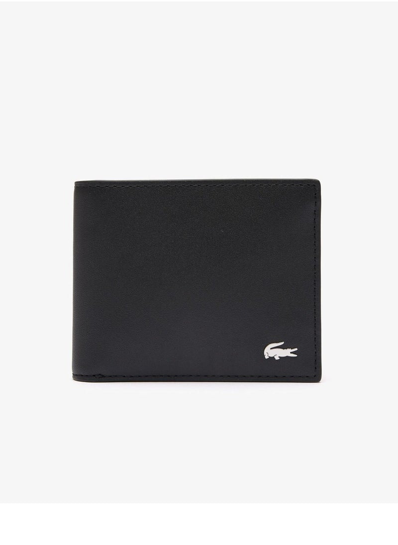 LC Black Leather Wallet-Keychain Set For Men #6