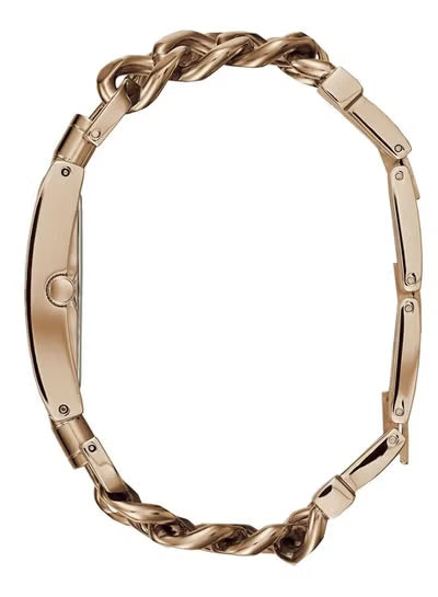 Guess W1117L3 Women’s Watch – Rose Gold Stainless Steel Bracelet & Dial | 28mm Square Quartz Elegant Timepiece