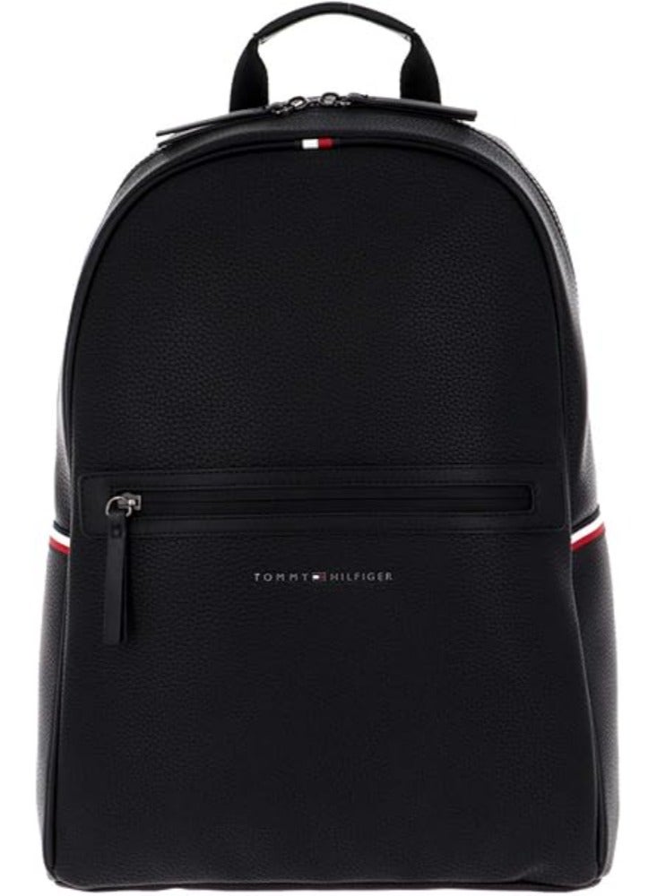 Tommy Hilfiger Men's Essential Backpack, Black, One Size #0078