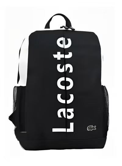Lacoste Sport Bold Logo Backpack for Men – Black/White#3-100