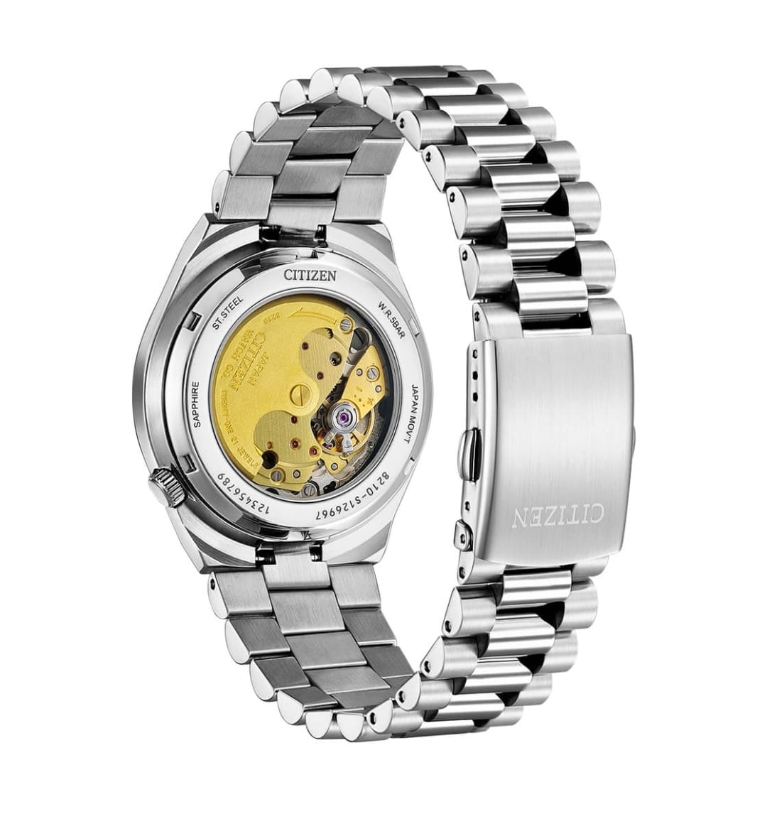 Citizen TSUYOSA Automatic Watch NJ0151-88W, Silver-Tone, Beige Dial