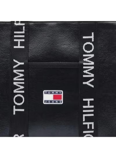Tommy Jeans TJW ESS Daily Tote Leather Handbag for Women – Black Elegant & Spacious Tote Bag#70
