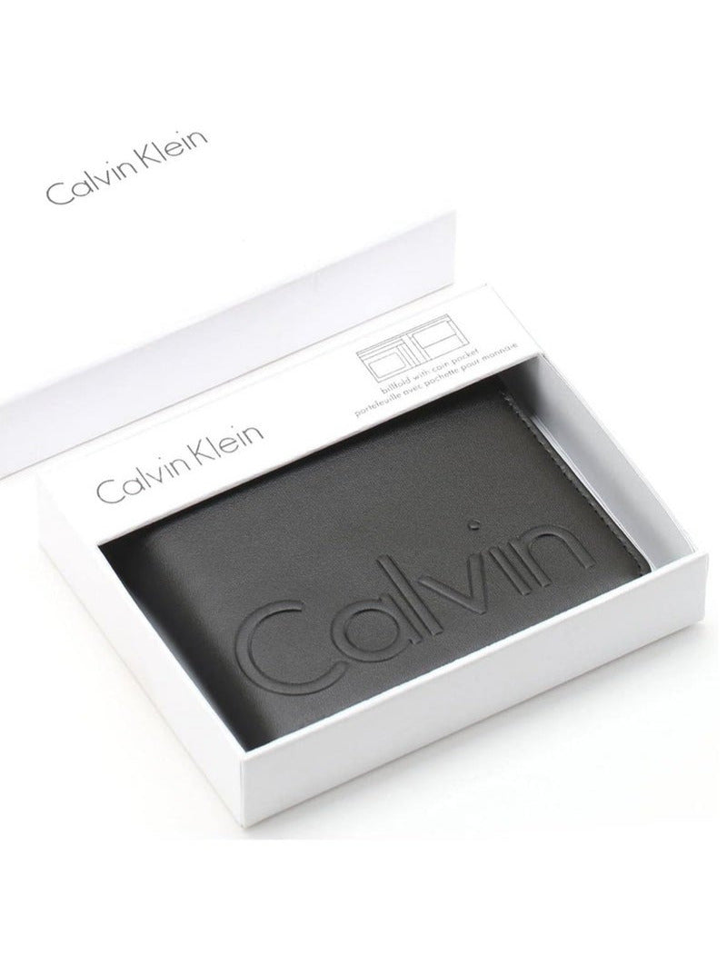 CK Black Leather Wallet For Men 63#