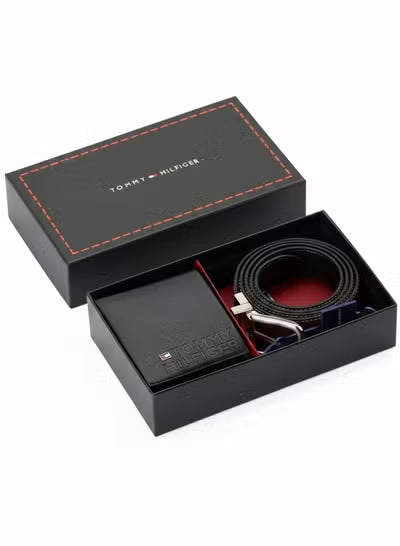 Tommy Hilfiger Men's Premium Gift Set – Black Leather Wallet & Reversible Black/Brown Leather Belt#2