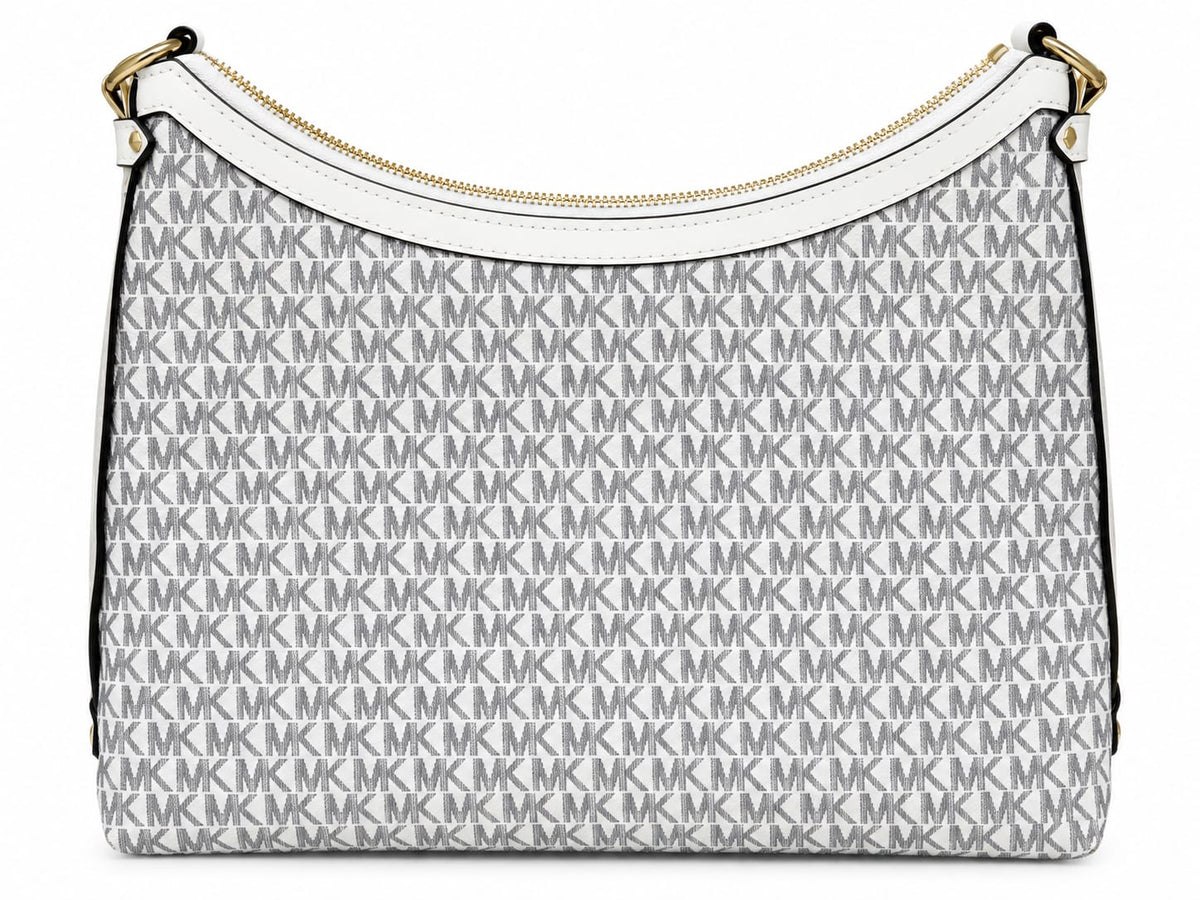 Michael Kors Signature Logo Shoulder Bag Beige#0065