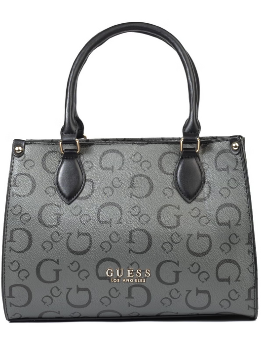 GUESS Oak Park Small Carryall Grey– Women’s Stylish Satchel Handbag JG823822