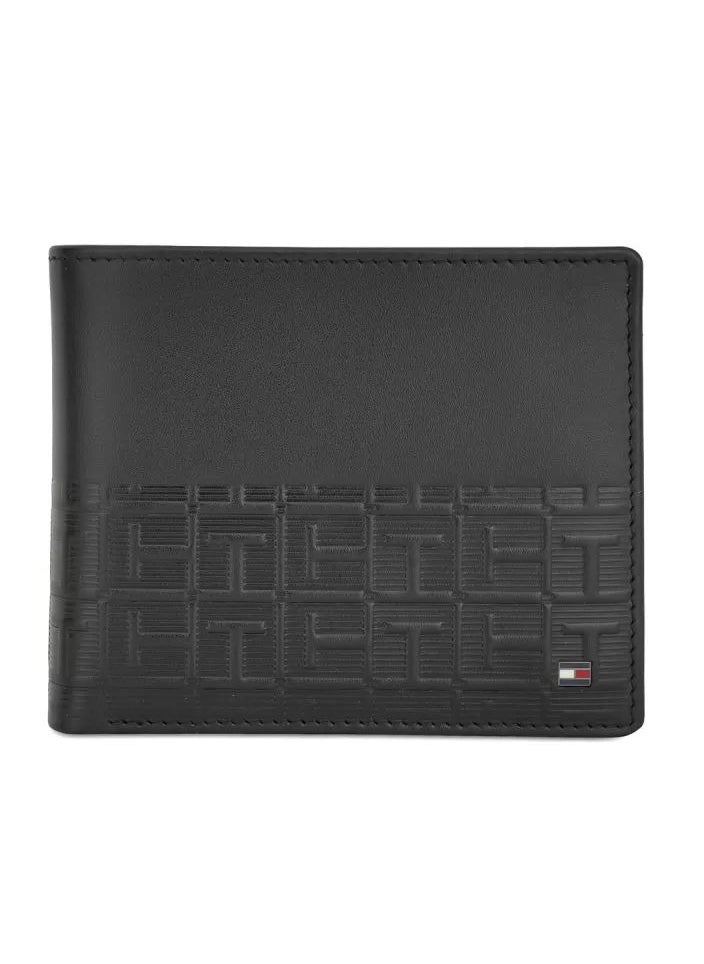 TH Black Leather Wallet For Men #22
