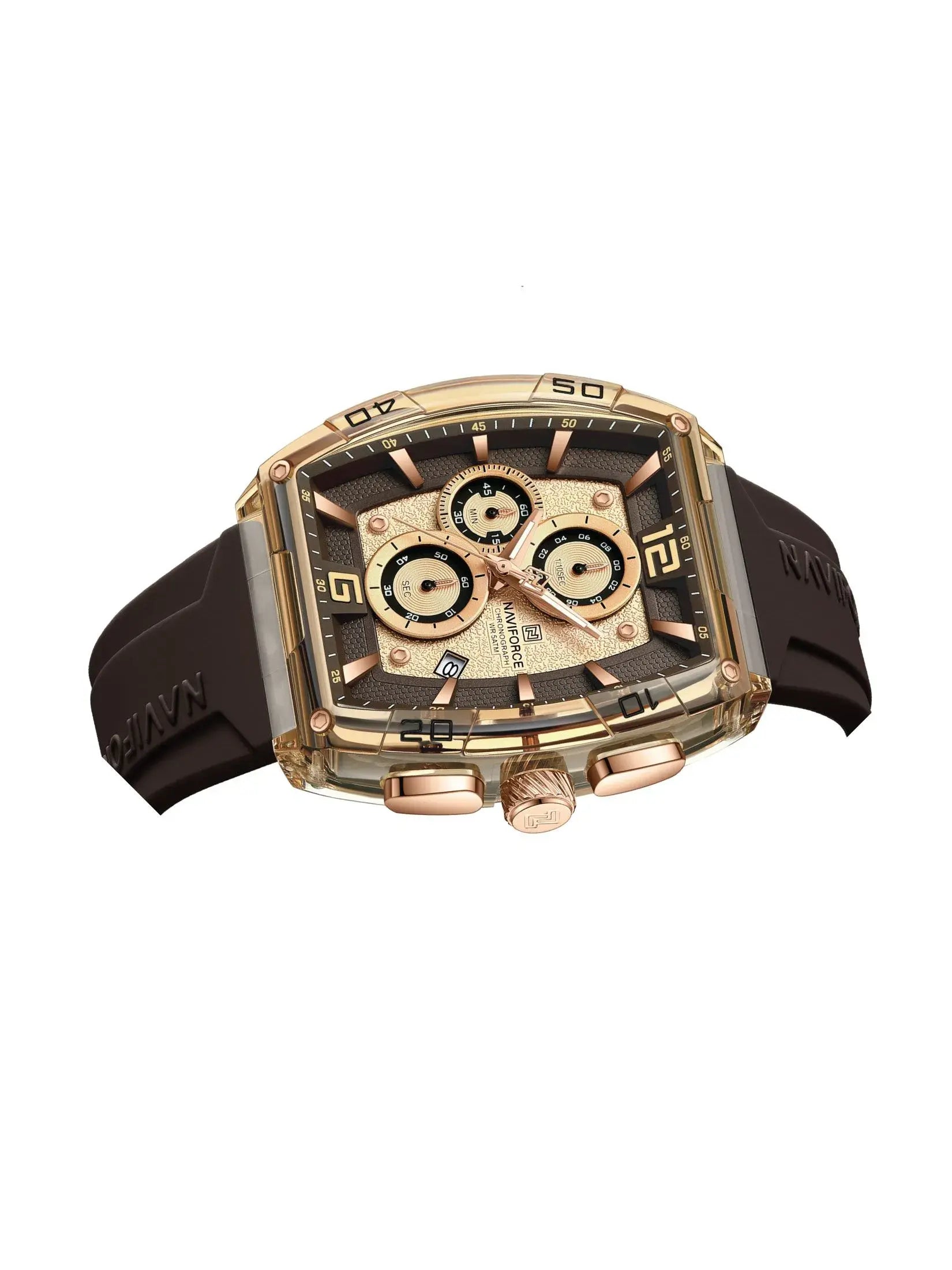 Naviforce Watch for Men NF6101 RG/Y/CE