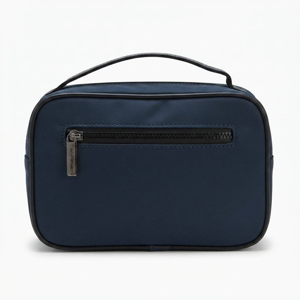 Calvin Klein Jeans Navy Blue Crossbody & Handbag with Top Handle and Front Logo #0030