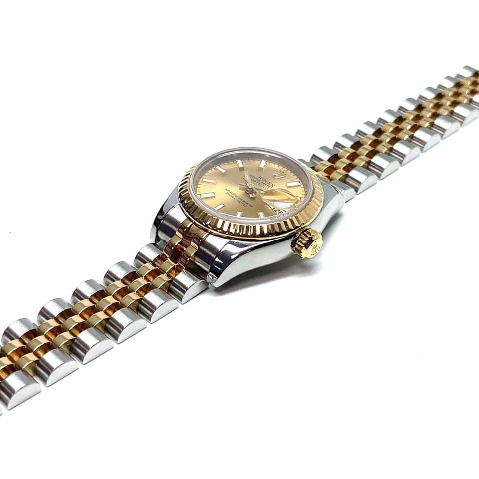 Rolex Lady-Datejust 26mm Gold and Silver Women's Watch – Reference 179173-Rolex-W-S-01