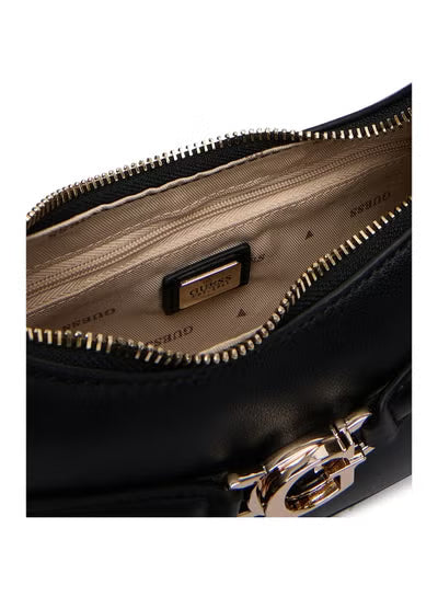Guess Black Women Shoulder Bag HWBG7993730 – Elegant Leather Everyday Bag#191