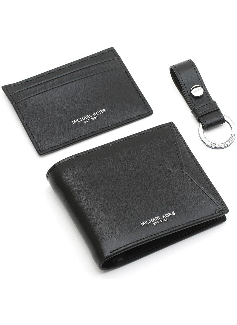 MK Wallet-Card Holder-Keychain Set For Men #1