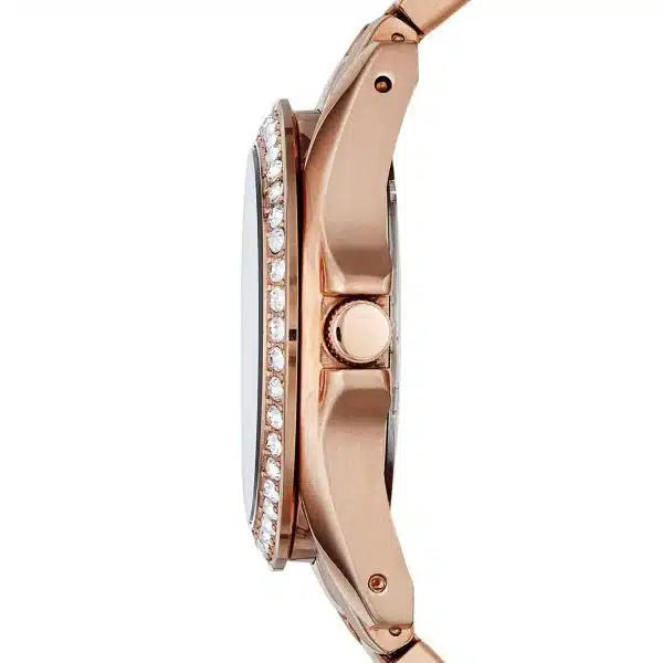 Fossil Riley ES2811 Women’s Analog Watch – 38mm Rose Gold Dial & Strap