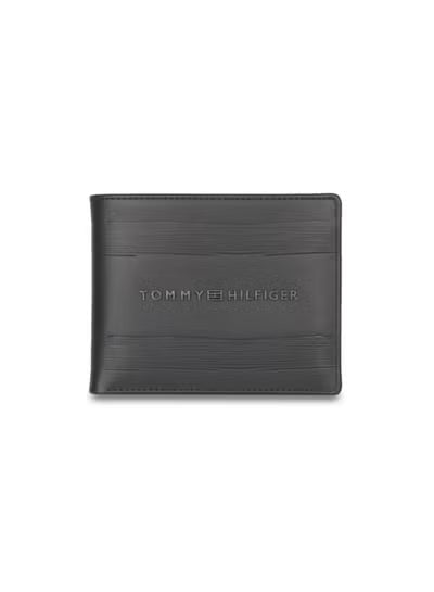 Tommy Hilfiger Emmet Men’s Leather Global Wallet – Black Bi-Fold Wallet with RFID Protection#81