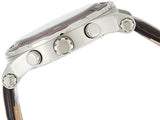 Guess W0673G1 Pinnacle Chronograph Men's Watch – Blue Sunray Dial, Brown Leather Strap, 46mm Quartz