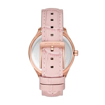 Michael Kors Sage Nude Watch MK4820 – 38mm Mother-of-Pearl Dial with Nude Leather Strap