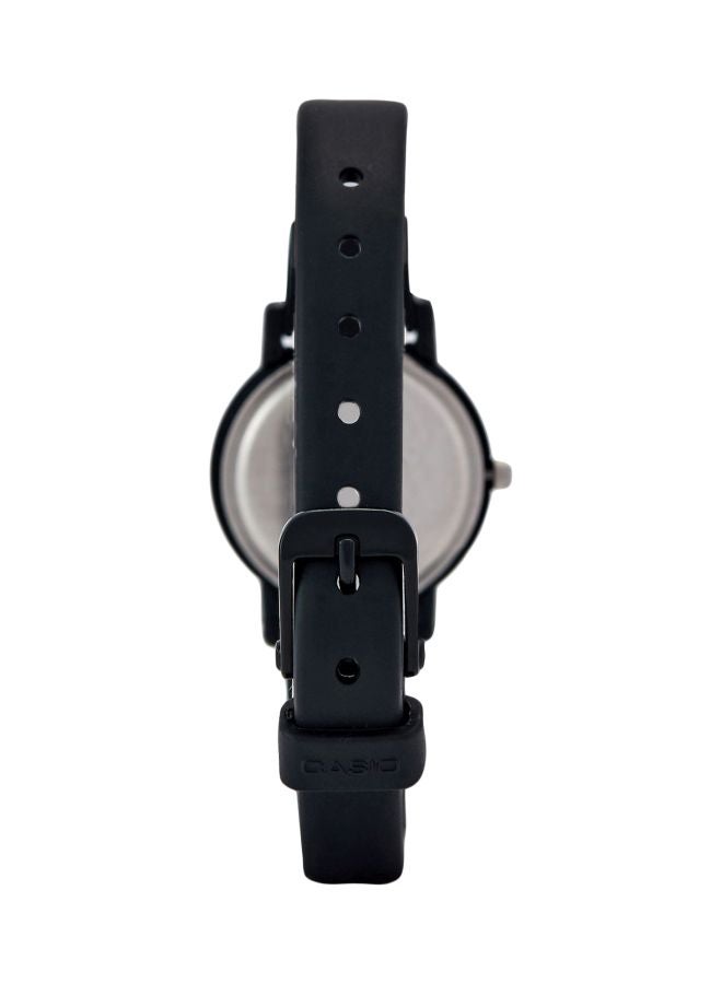 Resin Analog Wrist Watch LQ-139AMV-7B3LDF - 25 mm - Black