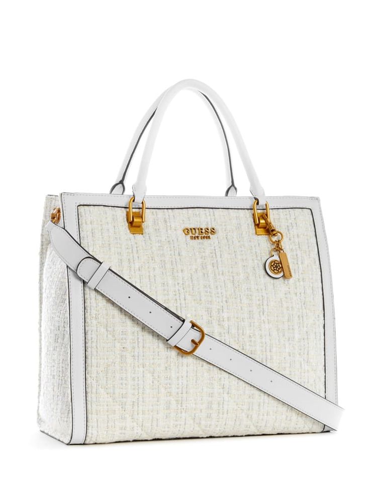 Guess Abey Elite Logo Detailed Tote Bag #18