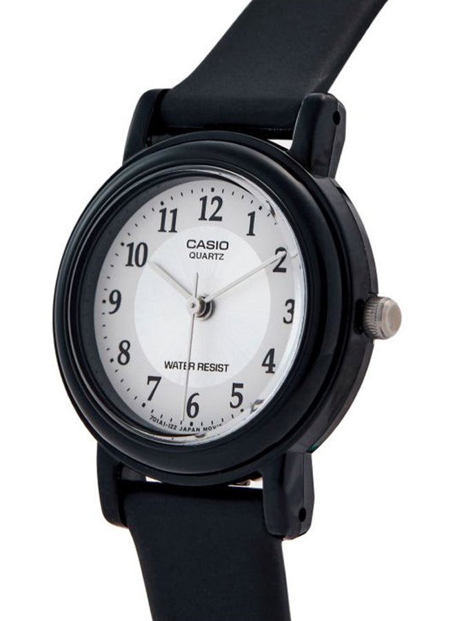 Resin Analog Wrist Watch LQ-139AMV-7B3LDF - 25 mm - Black