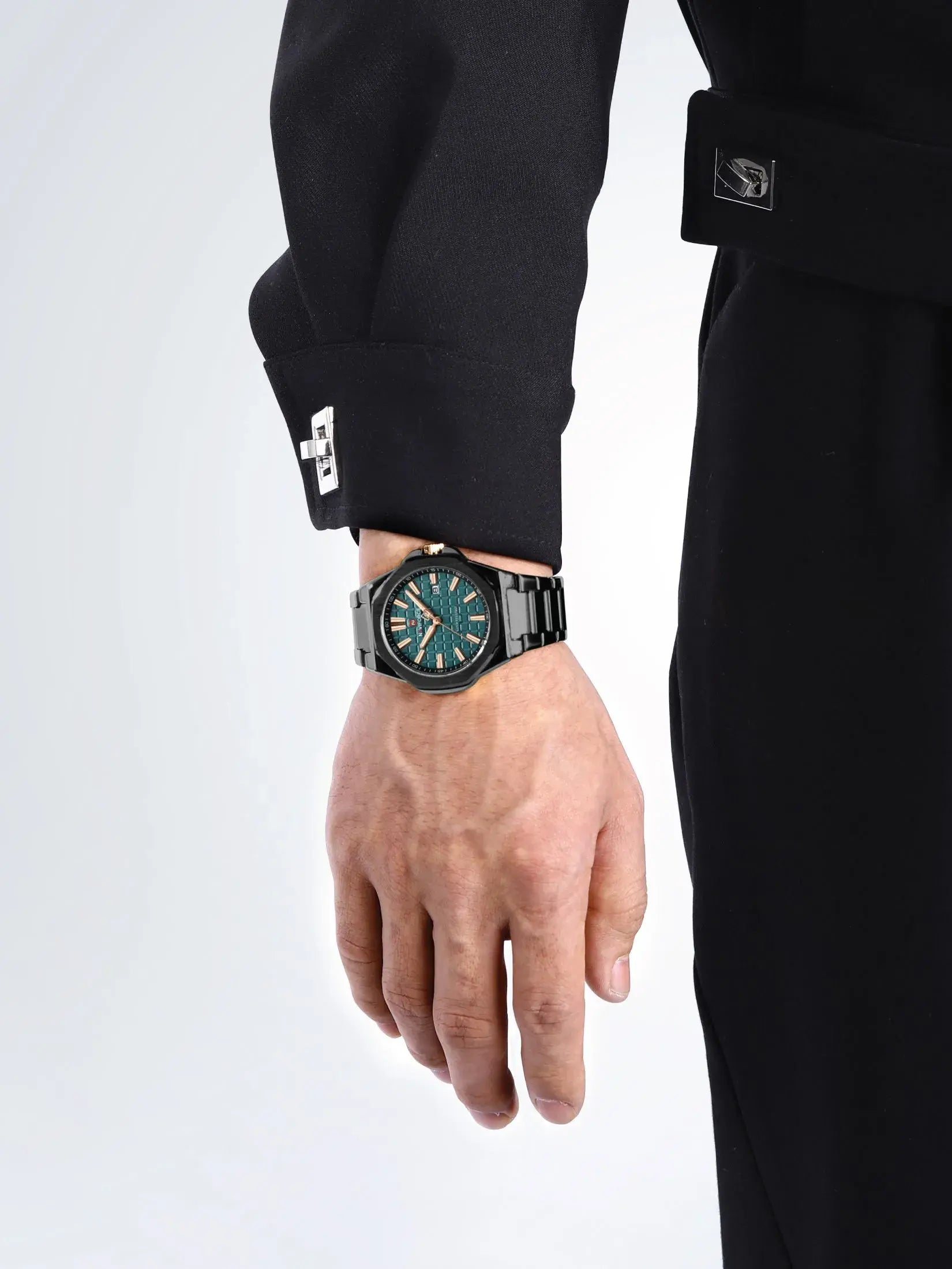 Naviforce Watch for Men NF9258 B/GN/B