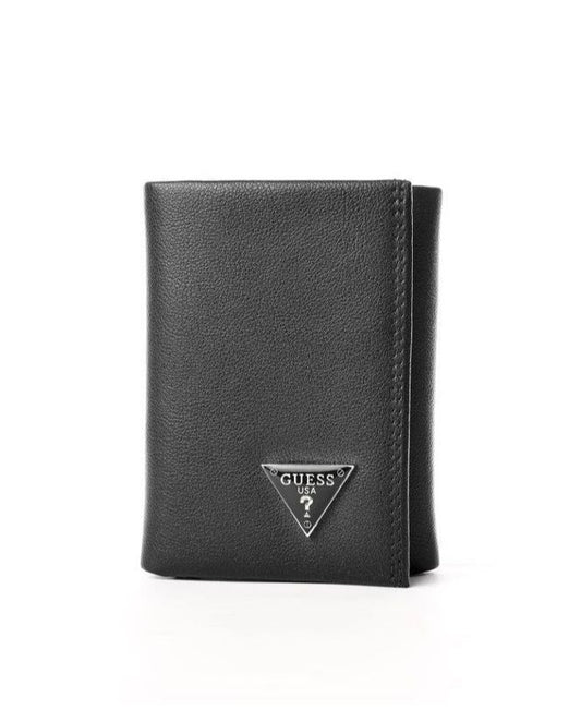 GU Black Trifold Wallet For Men 82#