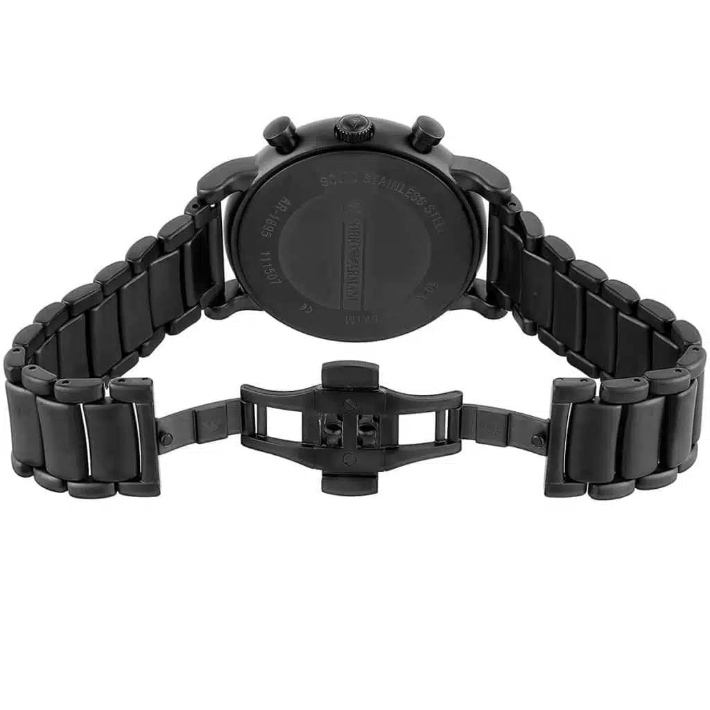 Emporio Armani AR1895 Men’s Watch – Luigi XLarge Black Stainless Steel with Black Dial 46mm
