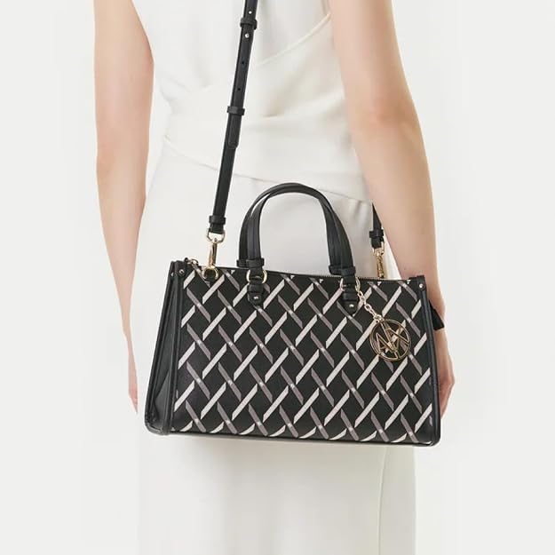 Armani Exchange Medium Top Handle Bag - Black#0014