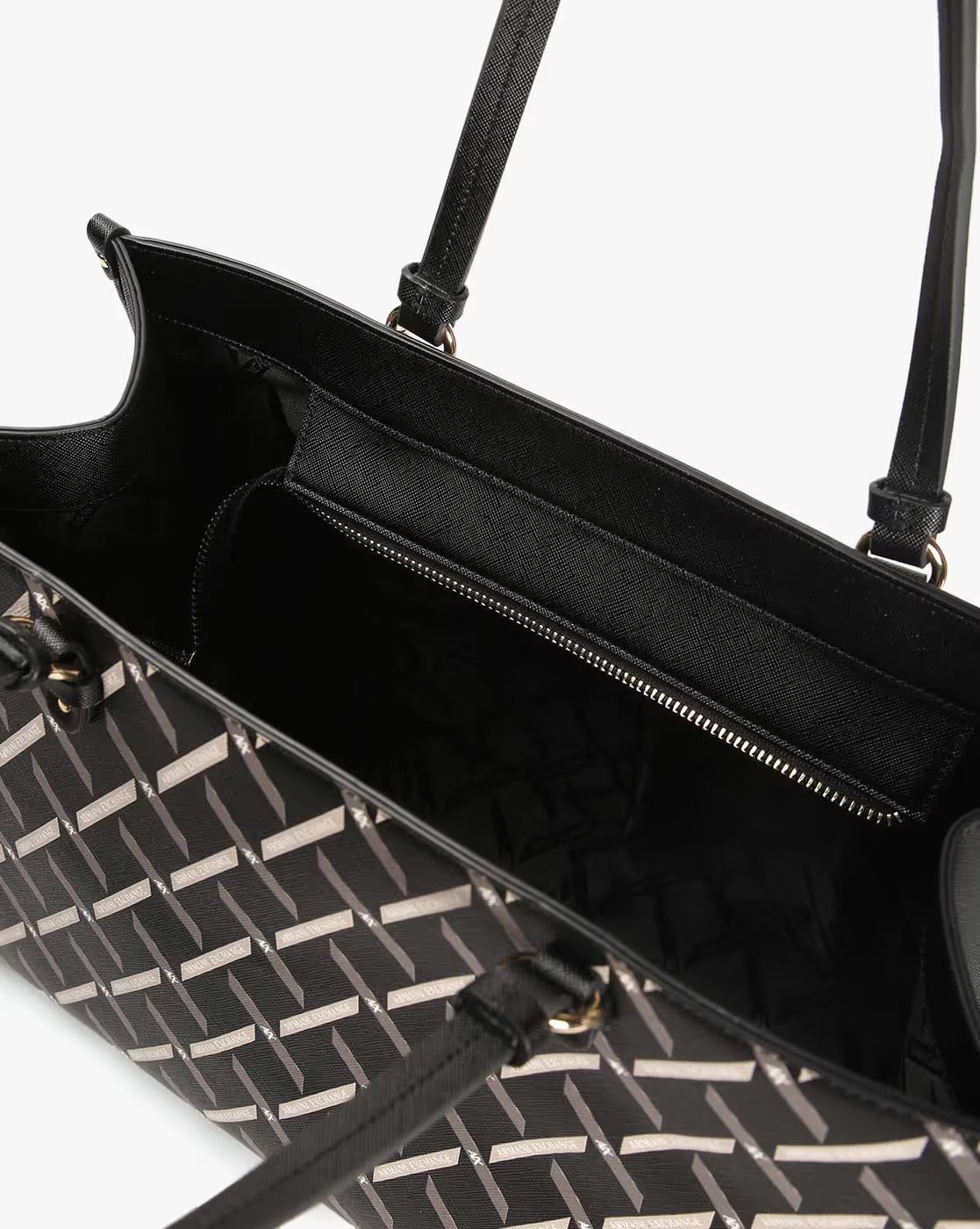 Armani Exchange All-Over Logo Print Tote Bag#0016