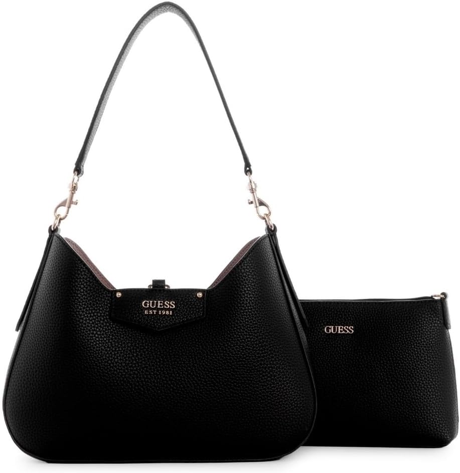 Guess Black Leather Shoulder Bag For Women 4#