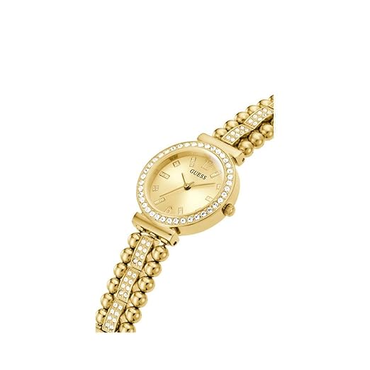 Guess Women’s Watch GW0401L2 – Gold-Tone Stainless Steel Quartz Analog Timepiece