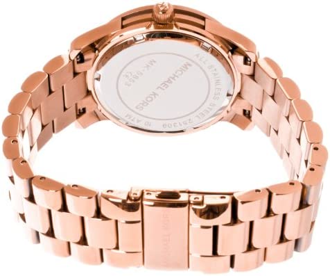 Michael Kors Runway Women's Watch – Model MK5853 | Rose Gold Dial with Rose Gold Stainless Steel Bracelet
