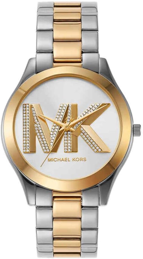 Michael Kors Slim Runway Women’s Watch MK4735 – 42mm Two-Tone Stainless Steel Quartz Timepiece
