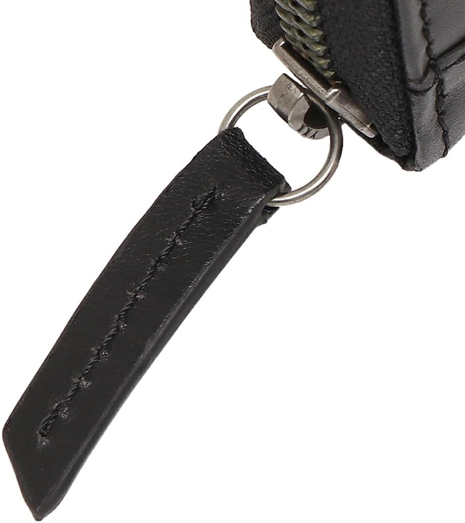 Tommy Hilfiger Zip-Around Wallet – Elegant Black Unisex Modern Design#L-85