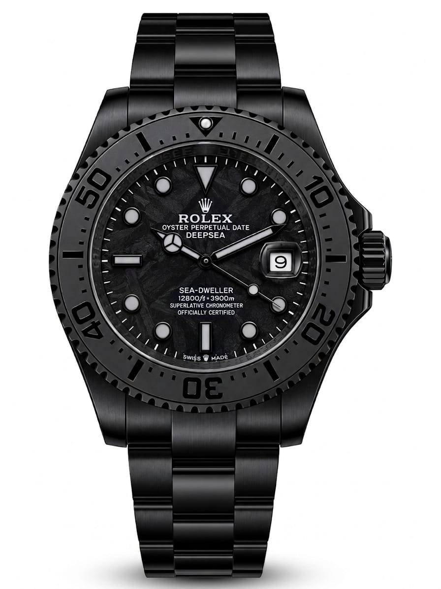 Rolex Deepsea Black Luxury Men's Watch – Sporty Diver-Inspired Design