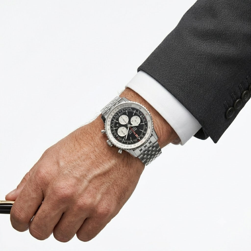 Breitling Navitimer B01 Chronograph 46 Stainless Steel Watch – 46mm – Manufacture Caliber 01 Automatic