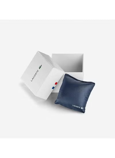 Lacoste 2011069 Men's Analog Watch – White Dial, White Silicone Strap & Quartz Movement