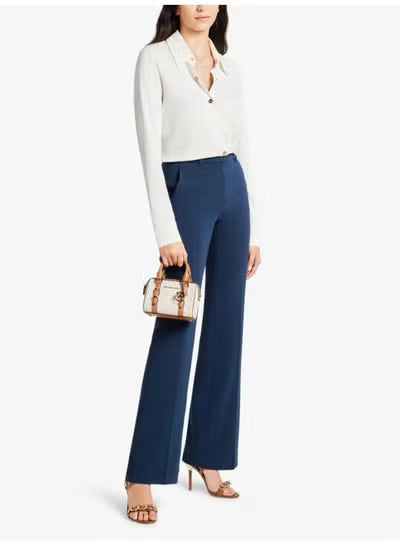 Michael Kors Bedford Legacy Extra-Small Logo Duffle Crossbody Bag with Leather Trim#27
