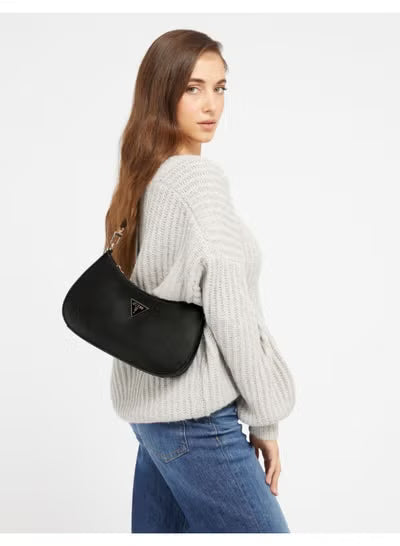 GUESS Noelle Saffiano Shoulder Bag for Women – Black#13