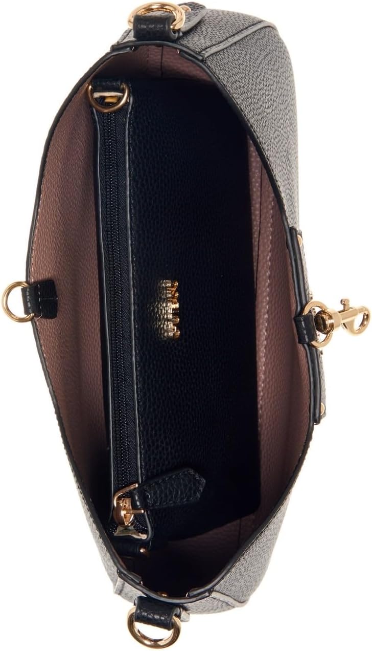 Guess Black Leather Shoulder Bag For Women 4#