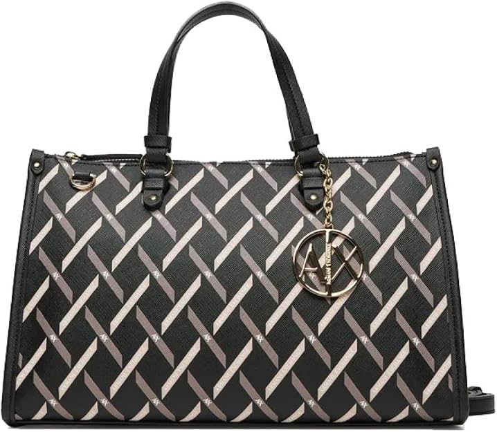 Armani Exchange Medium Top Handle Bag - Black#0014