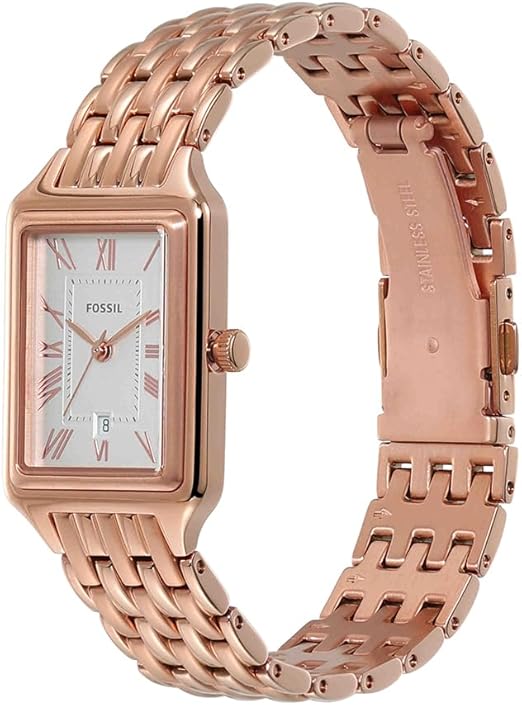 Women’s Analog Stainless Steel Watch ES5271 – 23mm Rose Gold Tone by Fossil