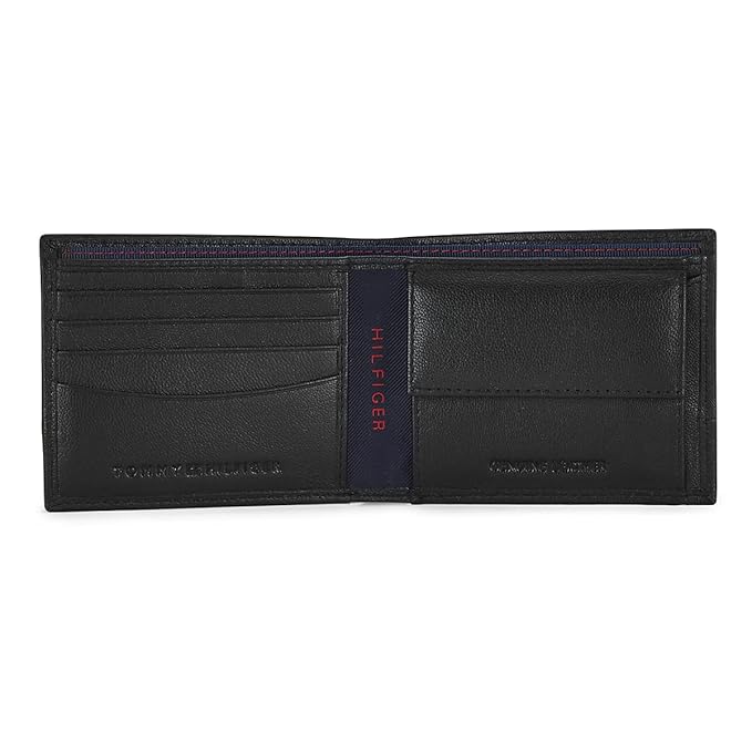 TH Black Leather Wallet For Men #15